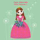 Princesse joyeuse pour un anniversaire magique